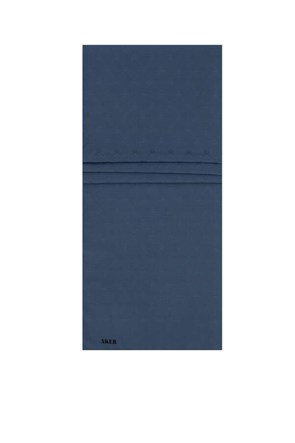 Mavi 70X190 Aker Monogram Şal - 1