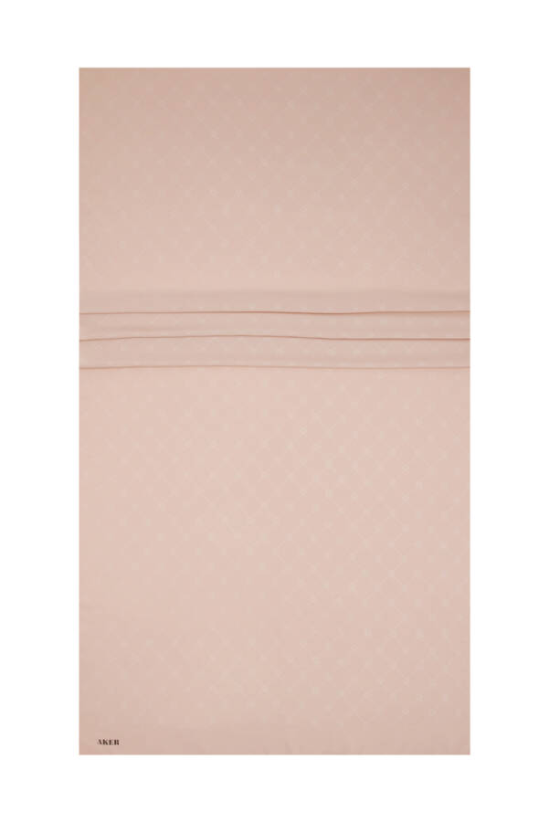 Bej 70X190 Aker Monogram Şal - 1