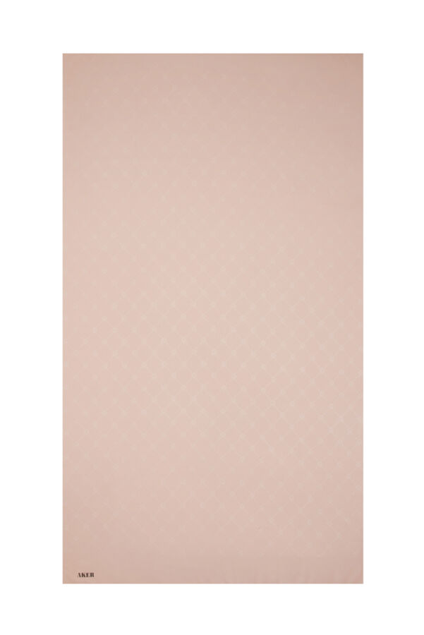 Bej 70X190 Monogram Şal - 3