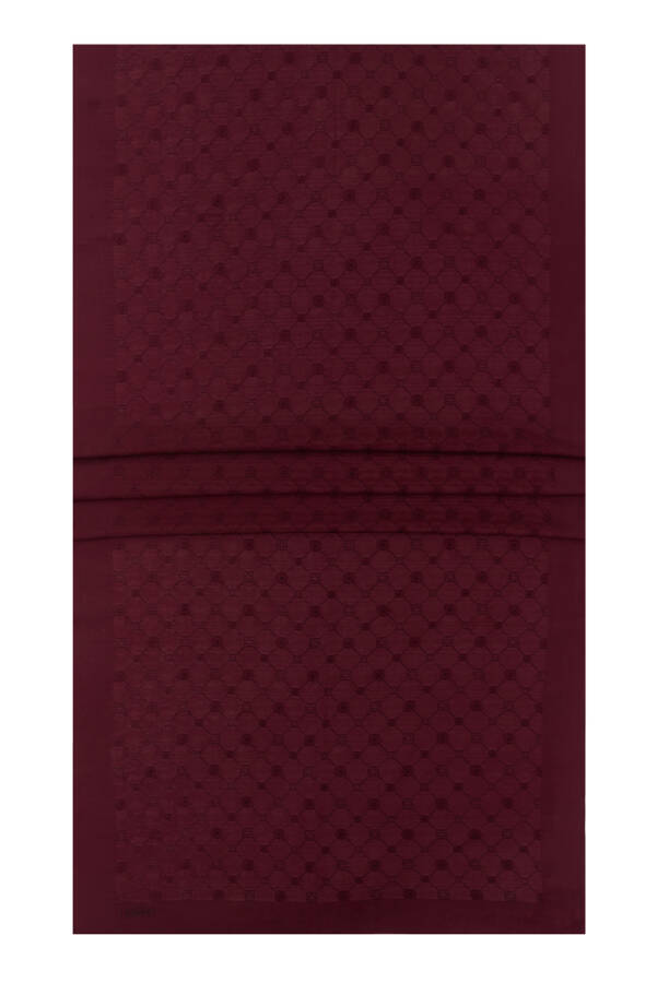 Bordo 70X190 CM Koza Şal - 1