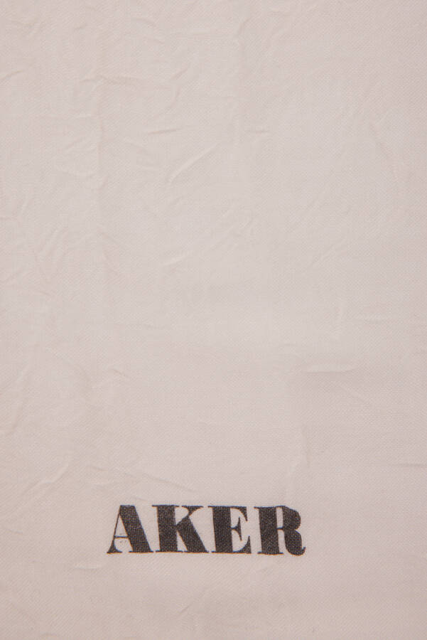 Beyaz 70X190 Kraş Şal - Aker (1)