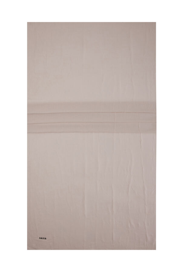 Beyaz 70X190 Kraş Şal - Aker