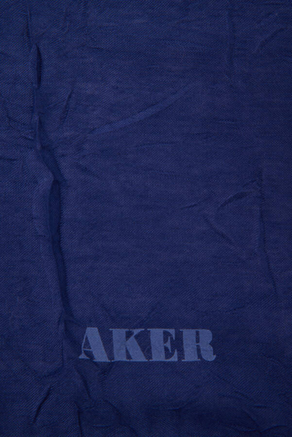 Lacivert 70X190 Kraş Şal - 2