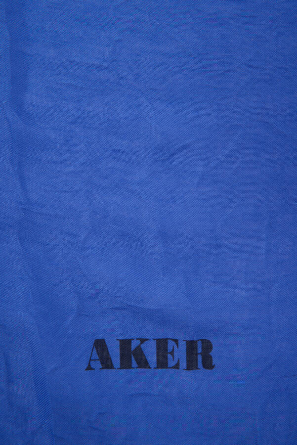 Mavi 70X190 Kraş Şal - Aker (1)