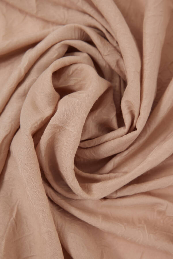 Bej 70X190 Kraş Şal - 4