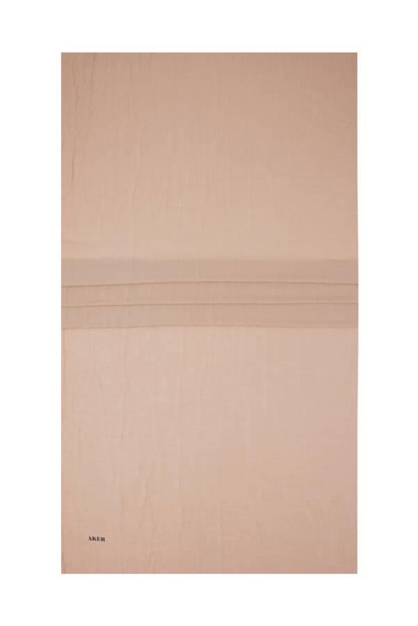 Bej 70X190 Kraş Şal - 1