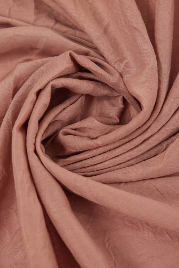 Kahverengi 70X190 Kraş Şal - 4