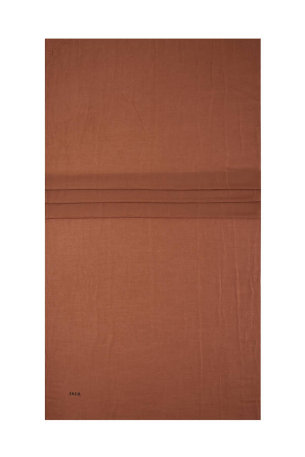 Kahverengi 70X190 Kraş Şal - Aker