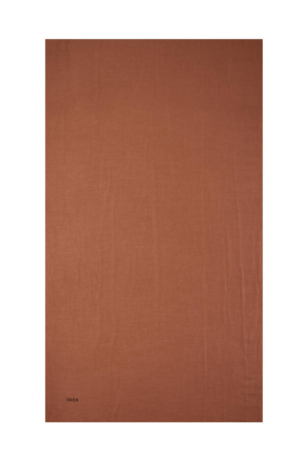 Kahverengi 70X190 Kraş Şal - 3