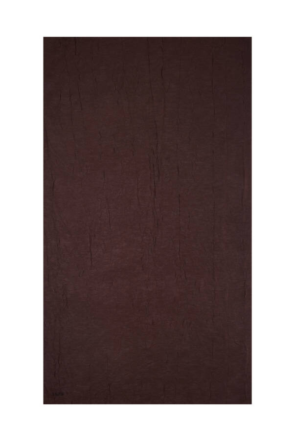 Kahverengi 70X190 Kraş Şal - 3