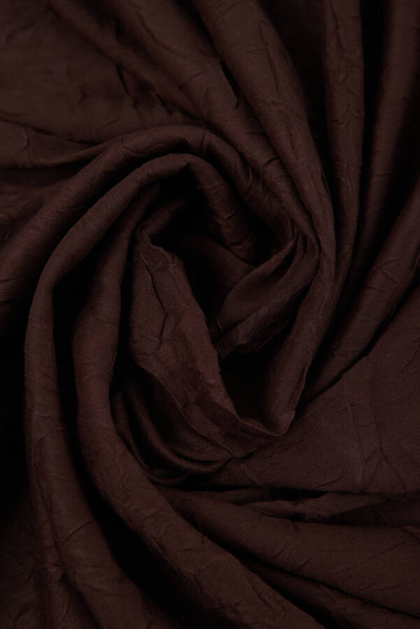 Kahverengi 70X190 Kraş Şal - 2