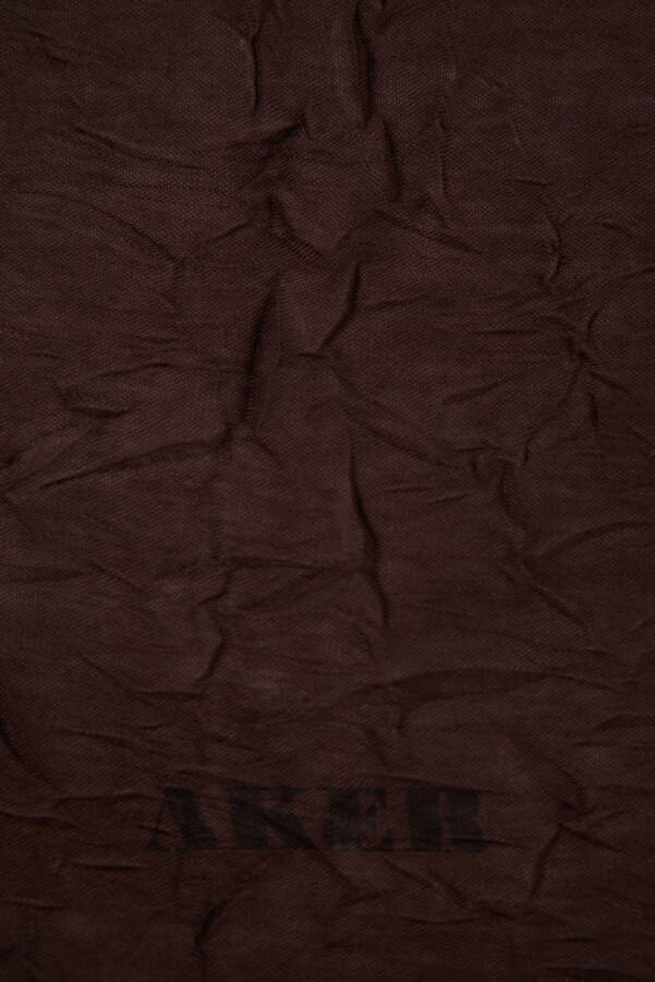 Kahverengi 70X190 Kraş Şal - 4