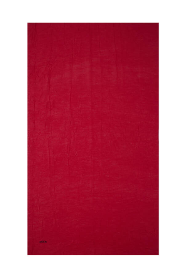 Kırmızı 70X190 Kraş Şal - 3