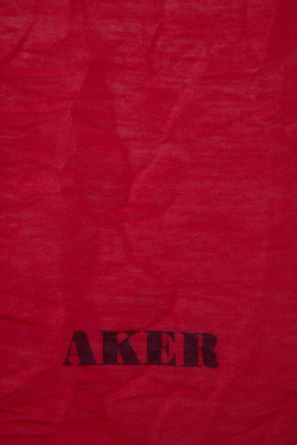 Kırmızı 70X190 Kraş Şal - 4