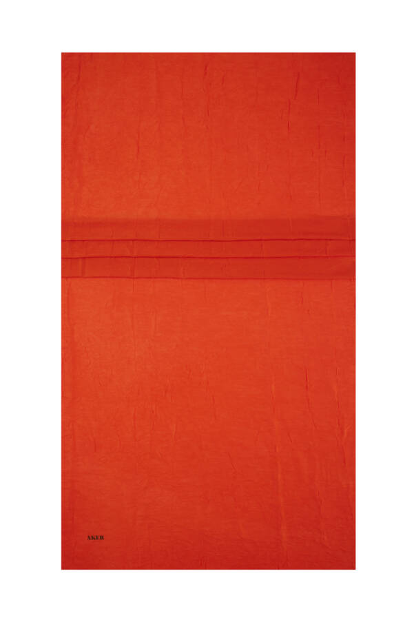 Turuncu 70X190 Kraş Şal - 2