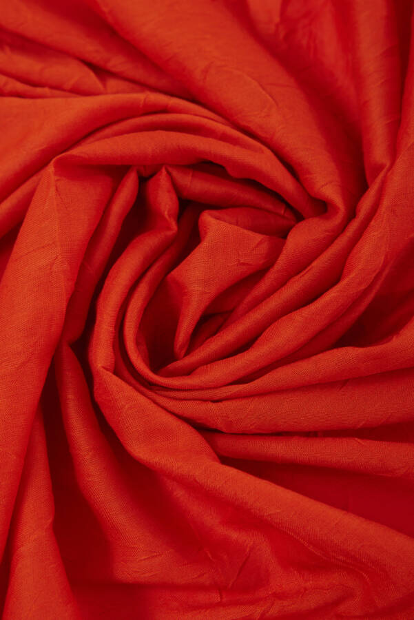 Turuncu 70X190 Kraş Şal - 3