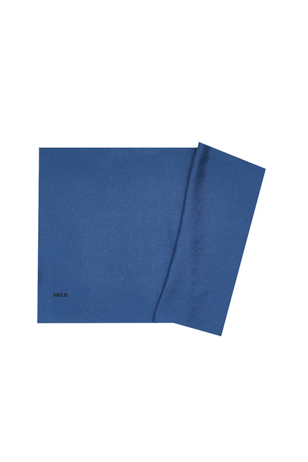 Mavi 70X190 Viskon Şal - 1