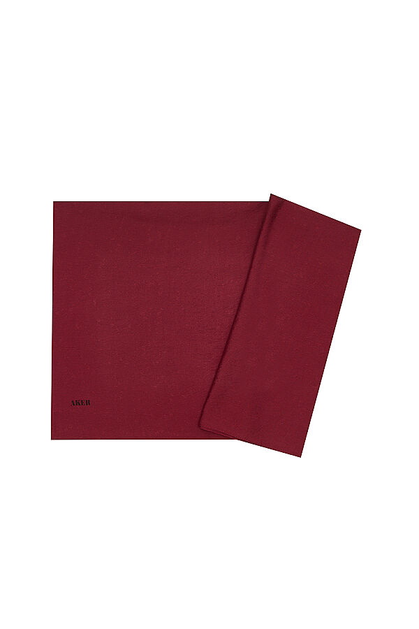 Bordo 70X190 Viskon Şal - Aker