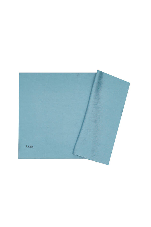 Mavi 70X190 Viskon Şal - 1