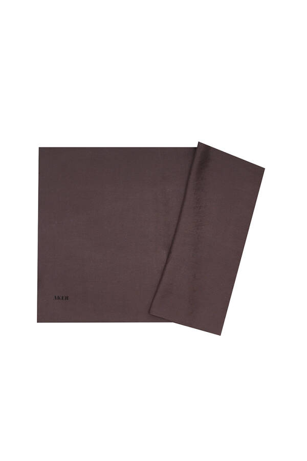 Kahverengi 70X190 Viskon Şal - 1