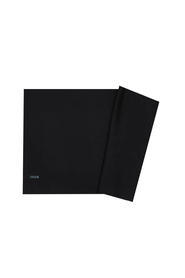 Siyah 70X190 Viskon Şal - 1