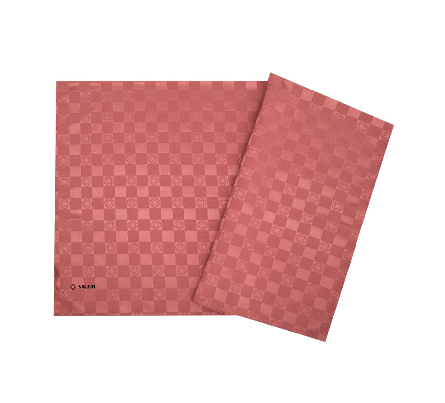 Pudra 70X200 Monogram Dama Şal - Aker