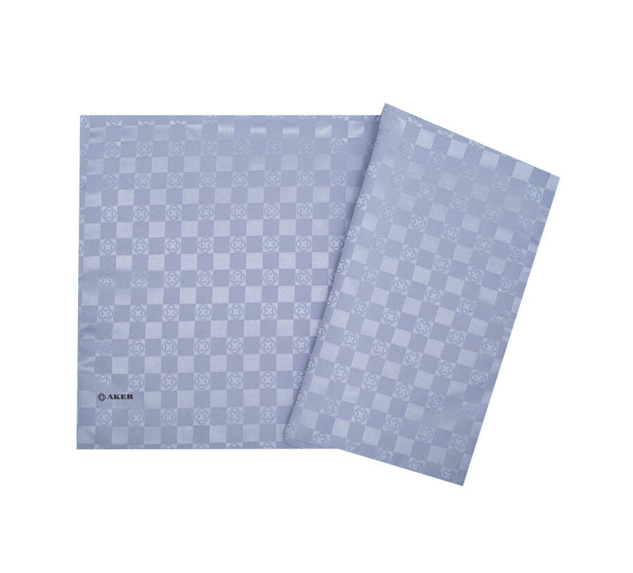 Renkli 70X200 Monogram Dama Şal - 1