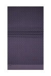 Mor 75X190 CM Elegance Monogram Şal 