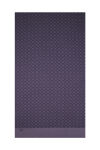 Mor 75X190 CM Elegance Monogram Şal - 3