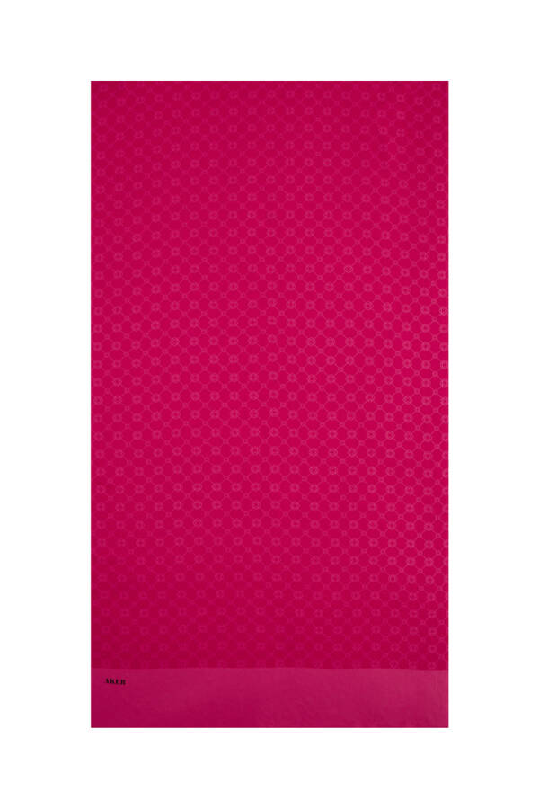 Fuşya 75X190 CM 1090100 ELEGANCE MONOGRAM ŞAL - 7