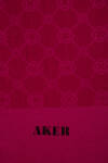 Fuşya 75X190 CM 1090100 ELEGANCE MONOGRAM ŞAL - 4