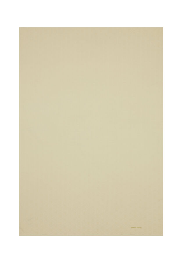 Renkli 75X190 CM Logolu İpek Koton Jakar Şal - Pierre Cardin
