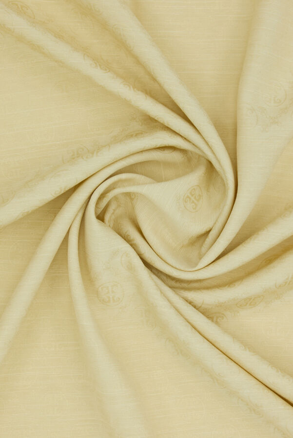 Renkli 75X190 CM Logolu İpek Koton Jakar Şal - Pierre Cardin (1)