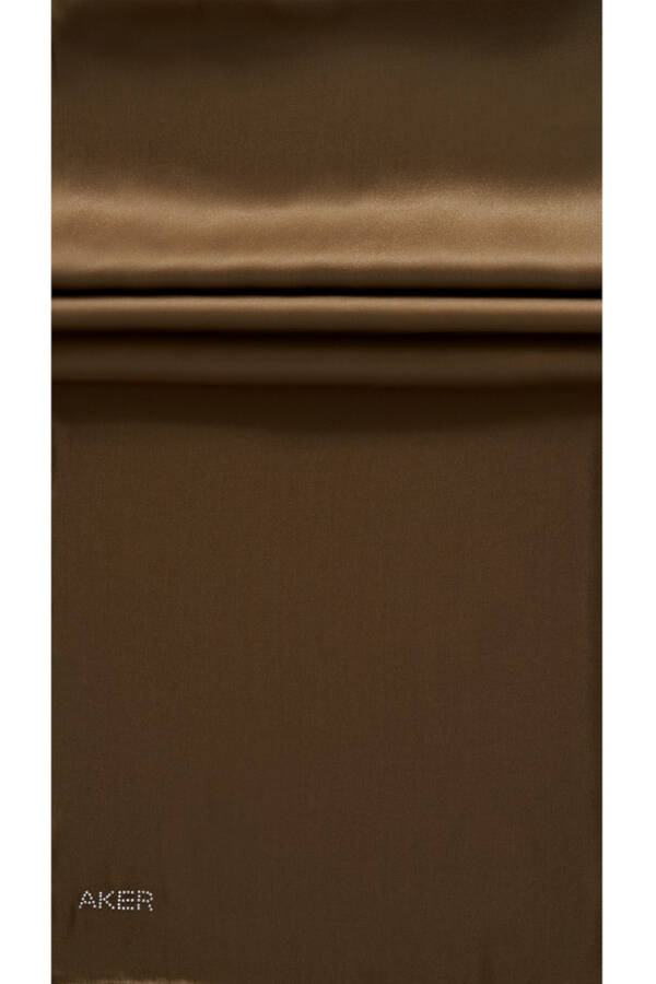 Kahverengi 75X190 CM Kristal Şal - 1