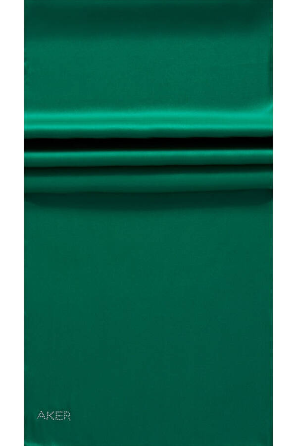 Zümrüt Yeşili 75X190 CM Kristal Şal - 1