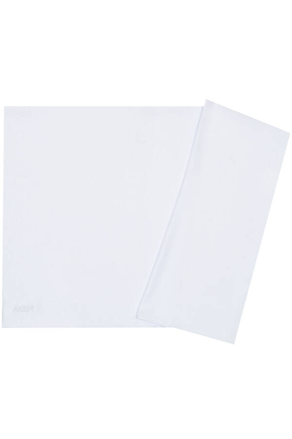 Beyaz 75X190 CM Kristal Şal - Aker