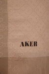 Kahverengi 75X190 CM Monogram Jakar Şal - 2