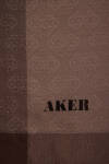 Kahverengi 75X190 CM Monogram Jakar Şal - 2