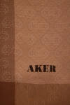 Kahverengi 75X190 CM Monogram Jakar Şal - 2