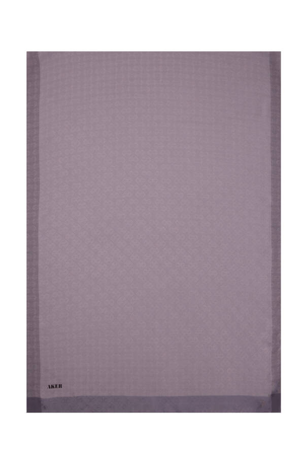 Gri 75X190 CM Monogram Jakar Şal - 2