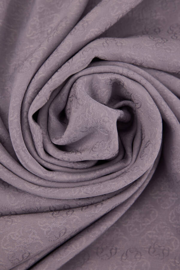 Gri 75X190 CM Monogram Jakar Şal - 4