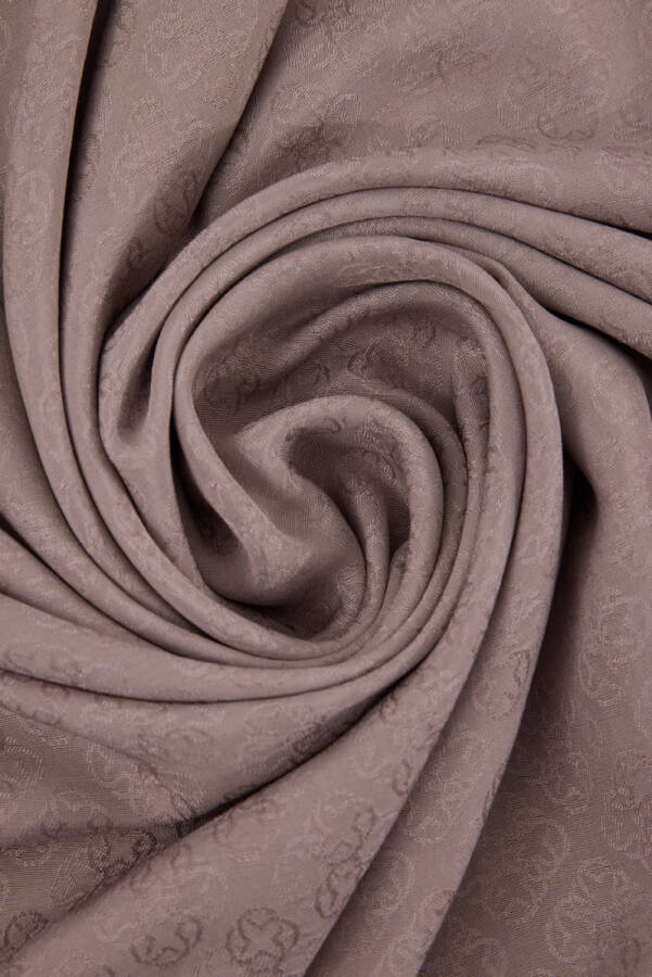 Gri 75X190 CM Monogram Jakar Şal - 3