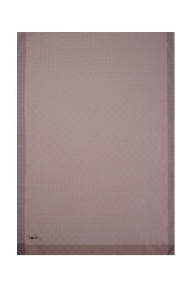 Gri 75X190 CM Monogram Jakar Şal - 1
