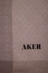 Gri 75X190 CM Monogram Jakar Şal - 2