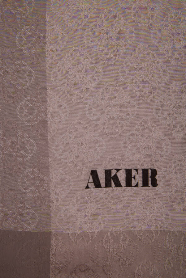 Renkli 75X190 CM Monogram Jakar Şal - 2