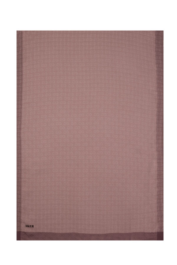 Vizon 75X190 CM Monogram Jakar Şal - Aker