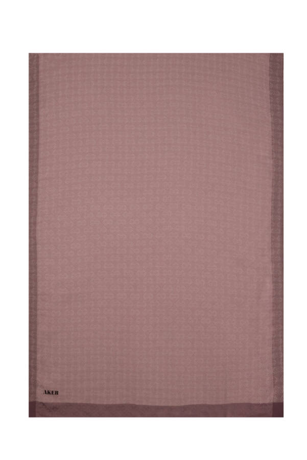 Vizon 75X190 CM Monogram Jakar Şal - 1