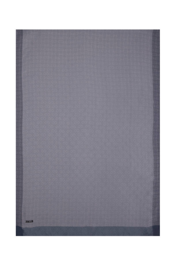 Açık Yeşil 75X190 CM Monogram Jakar Şal - 1