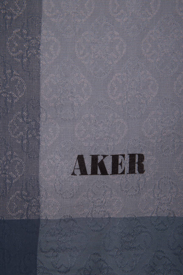 Açık Yeşil 75X190 CM Monogram Jakar Şal - 2