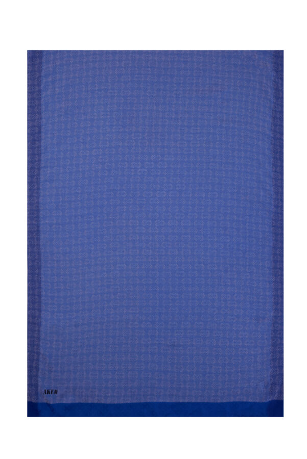 Lacivert 75X190 CM Monogram Jakar Şal - 1